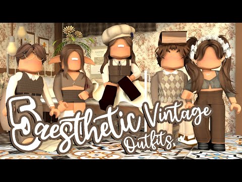 5 *AESTHETIC* Vintage Roblox Outfits *LINKS)* || hunixia - YouTube