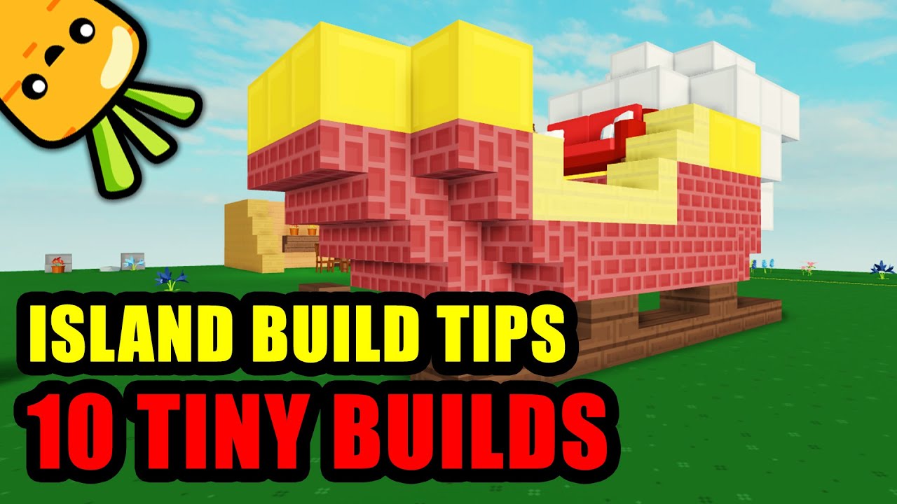 Roblox Island | Building Ideas | 10 Tiny Build Ideas For Beginners ...