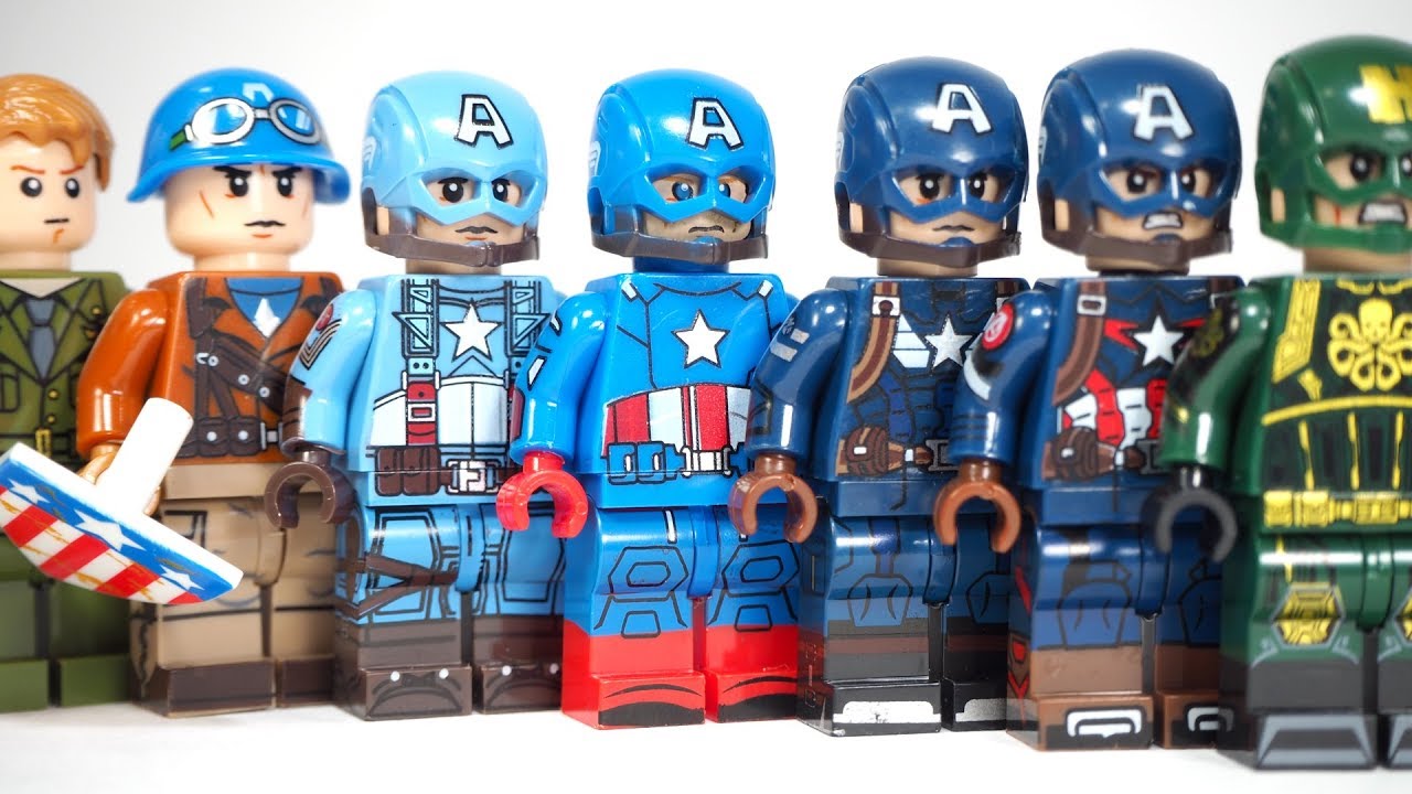 Every lego captain america - Asloeditor