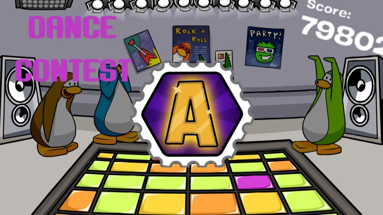 Dance Contest High-Level Gameplay | Club Penguin Rewritten - YouTube