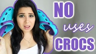 PELIGROS DE USAR CROCS [Accidentes y males a la salud de los pies] ? I Ale  te cuenta - YouTube