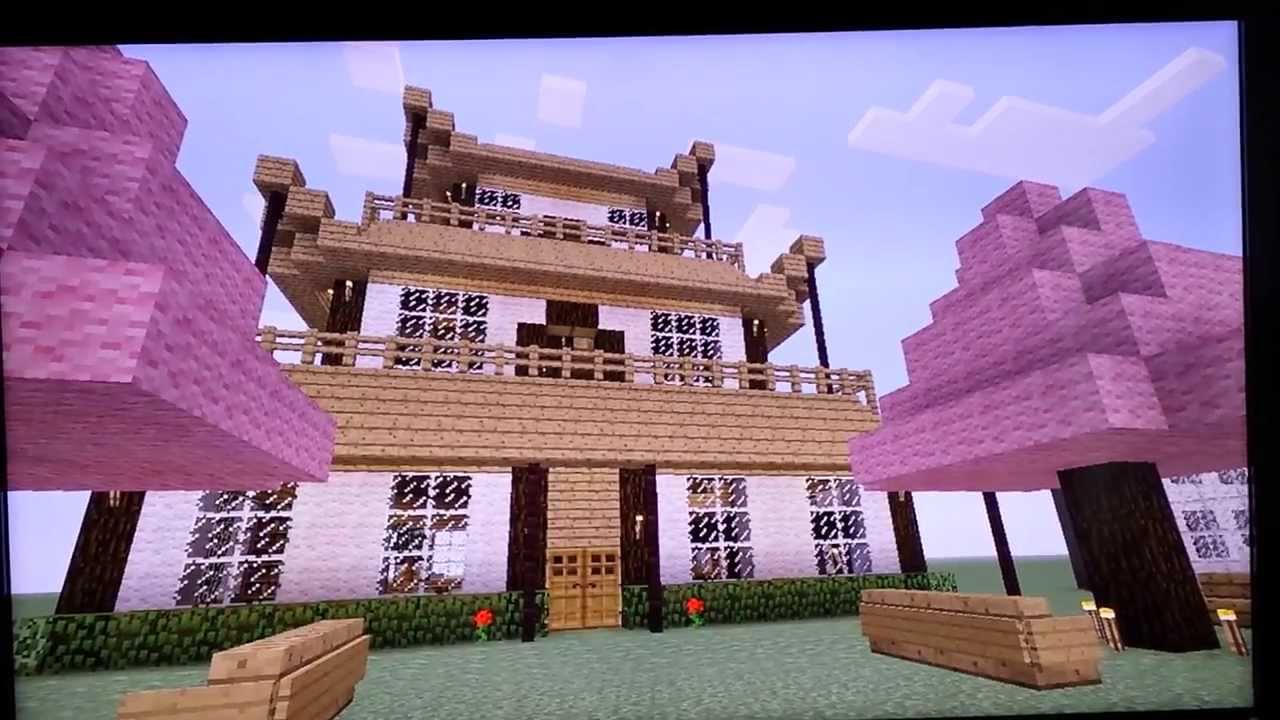 Minecraft - Japanese Style House - YouTube