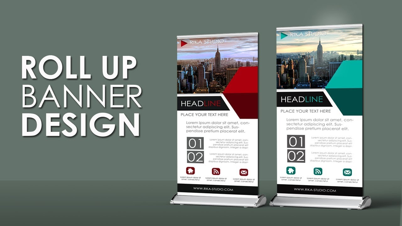 Desain Roll Banner Keren - gambar spanduk