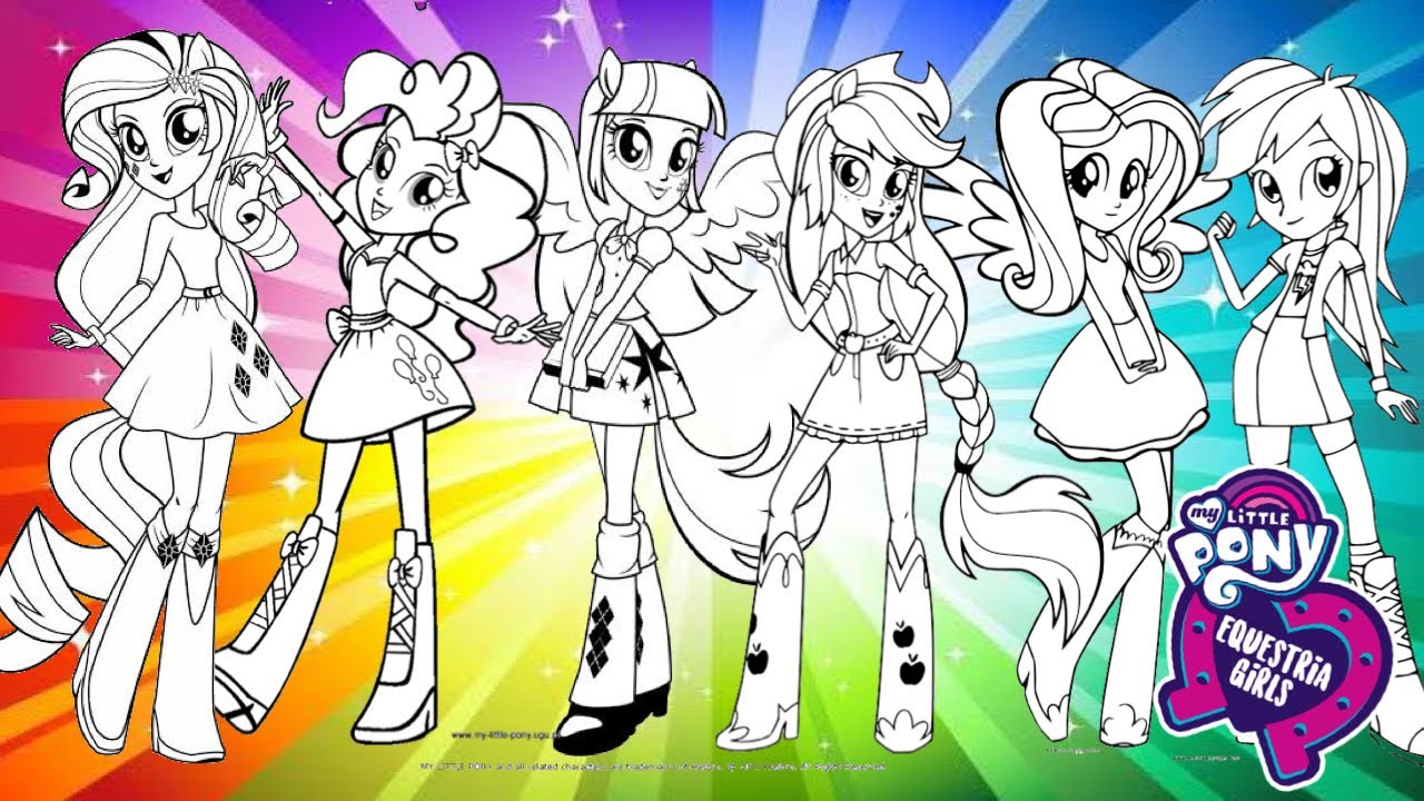 Mewarnai Kuda Poni Mlp Equestria Girls Rainbow Rocks Coloring Pages ...