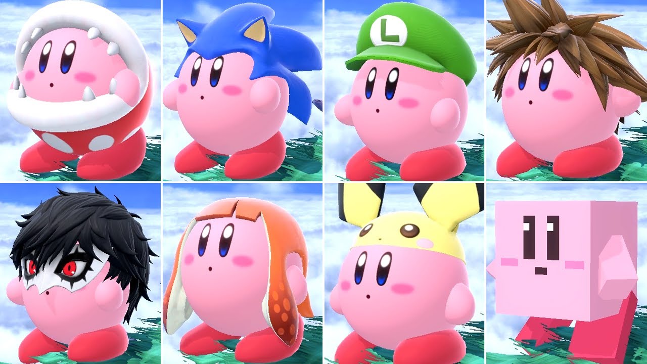 Actualizar 54+ imagen smash ultimate kirby hats