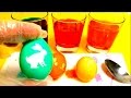 Easter Egg Dying with Funny Bunny Shape