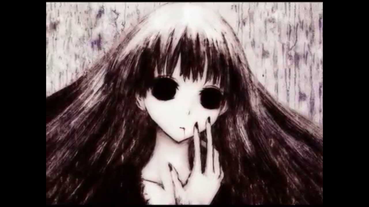 Creepy Horror Anime Girl