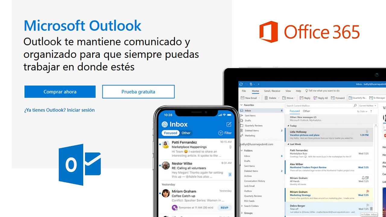 CONFIGURAR EMAIL DE EMPRESA EN OUTLOOK 365 - YouTube