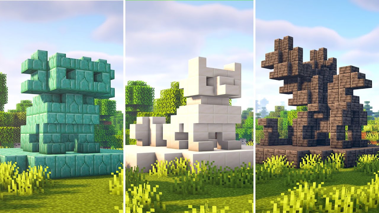 Minecraft Statue Ideas Small - Design Talk