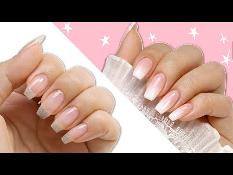 DIY French Fade / Baby Boomer Manicure At Home