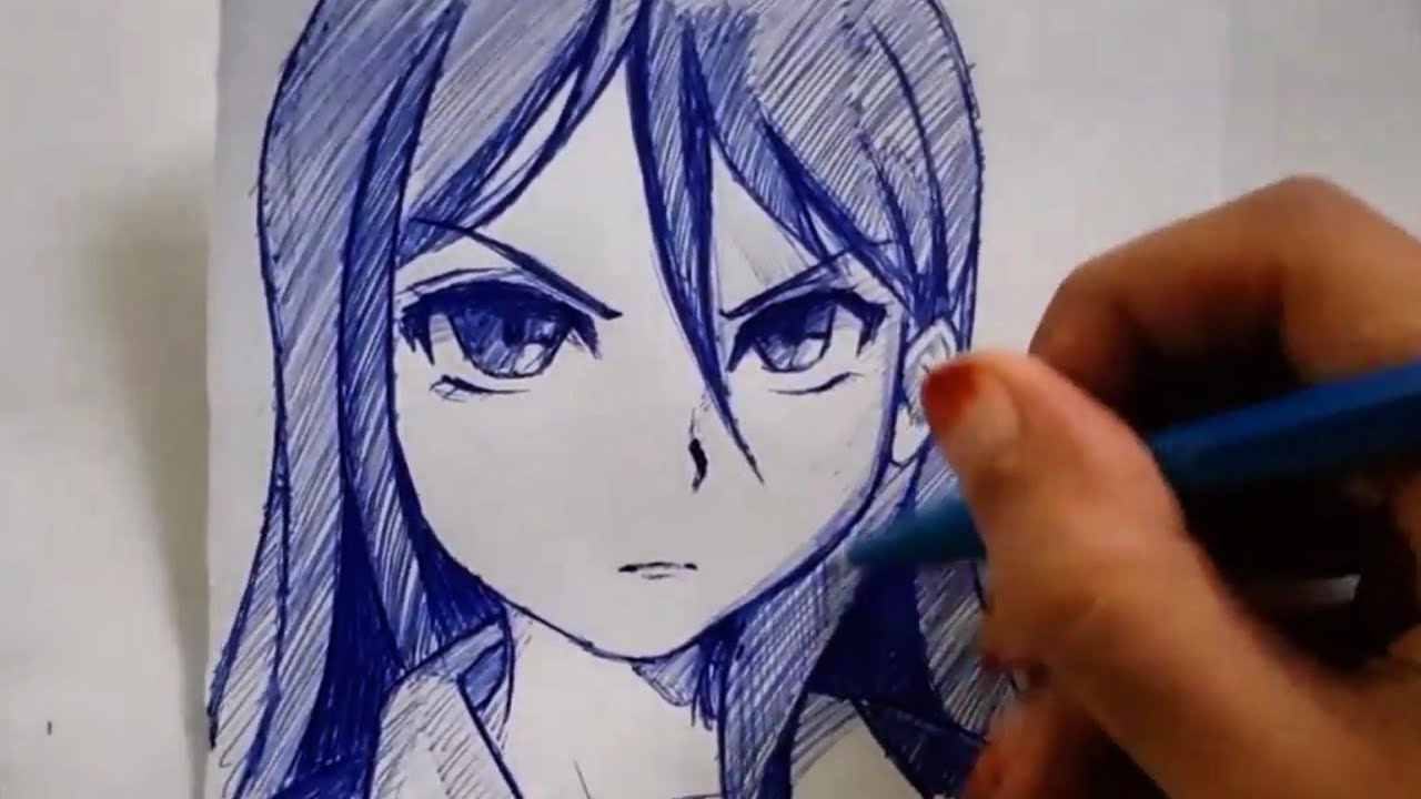 Details more than 70 anime pen sketch best  incdgdbentre