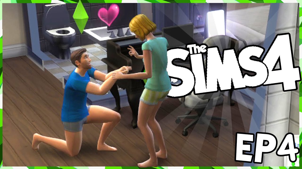 WILL YOU MARRY ME? - Sims 4 Let's Play EP4 - YouTube