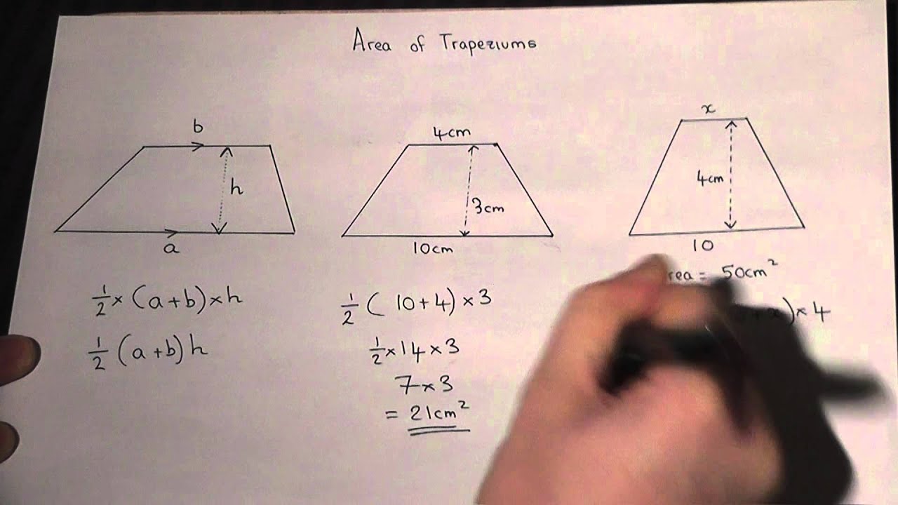 Area of a Trapezium : How to Calculate the Area Easily : Maths Revision  Video