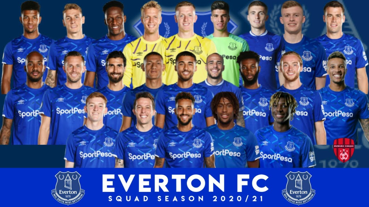 Squad Everton 2020/21 🔴 Pemain Everton 2020/2021 Premier League 2020/