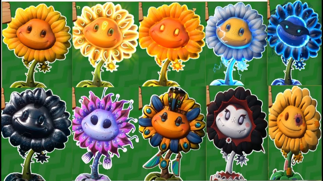 Plants vs zombies sunflower in game - alarmhor