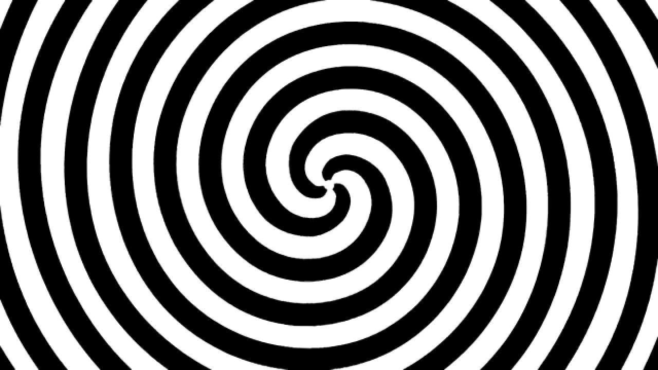 Animated Black and White Spiral Vortex Background #1 - YouTube