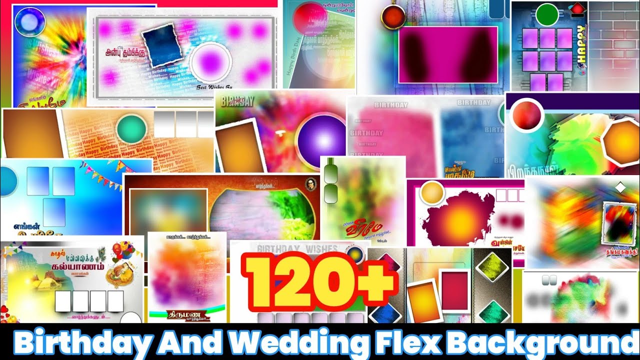 Flex Banner Background || wedding And Birthday Flex Background || Master  Editz - YouTube