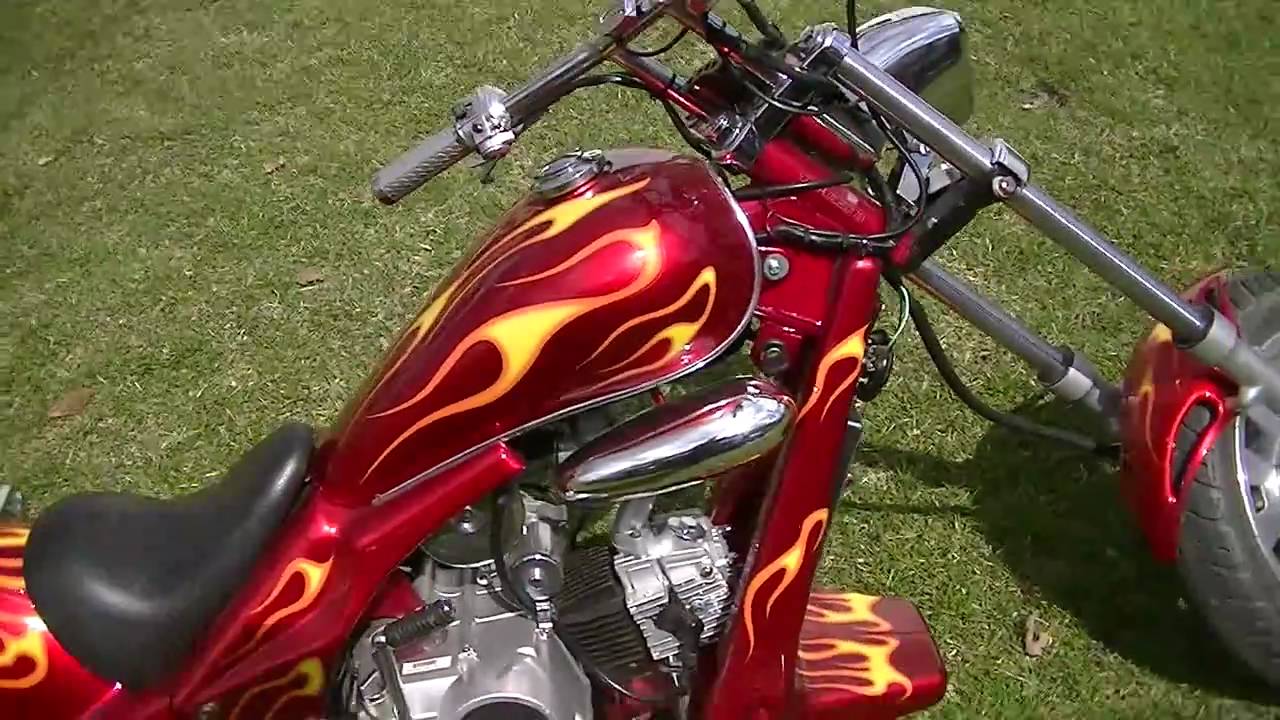 My 110cc Mini  Chopper  YouTube