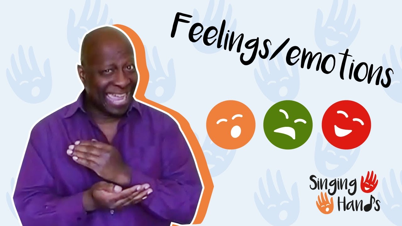 Makaton Topic - FEELINGS / EMOTIONS - Singing Hands (ft Dave Benson ...