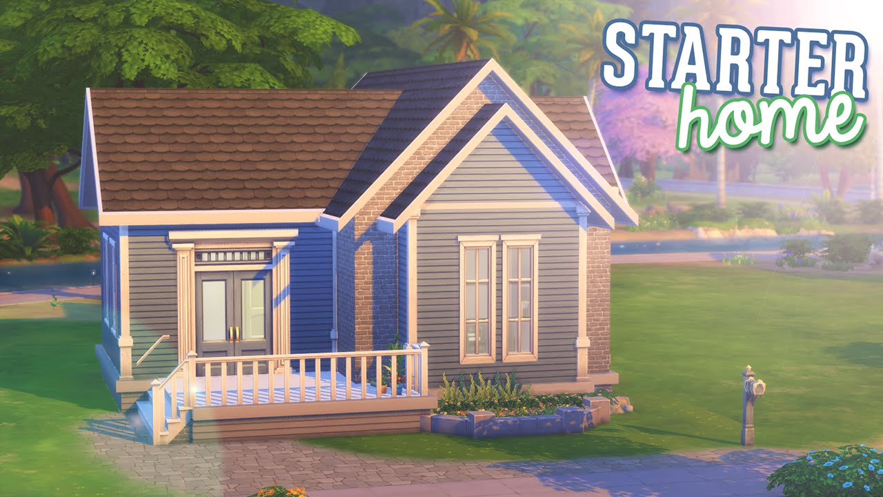 The Sims 4 Speed Build Tiny Starter Home Sims 4 House - vrogue.co