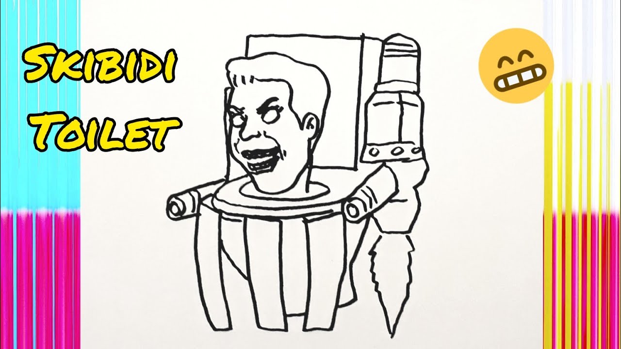 How to draw skibidi toilet,,, easy drawing - YouTube