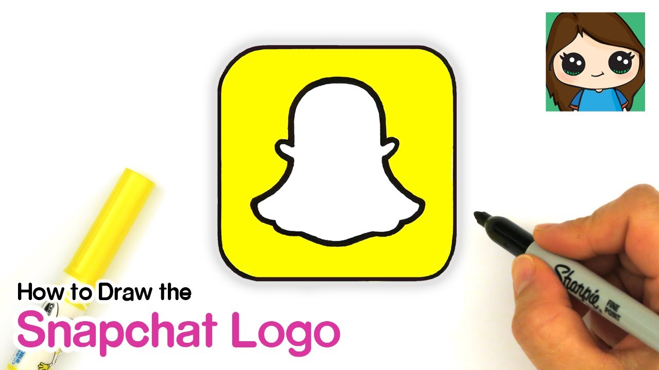 Comment dessiner le logo Snapchat