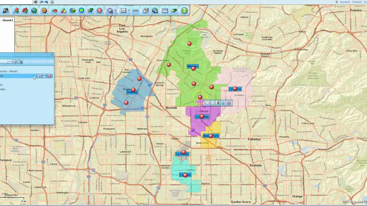 How To Import A Color Coded Zip Code List Map Business Online