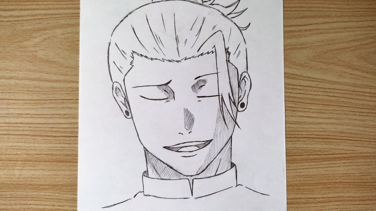 HOW TO DRAW Geto Suguru | jujutsu kaisen | Easy Anime Drawing Tutorial ...