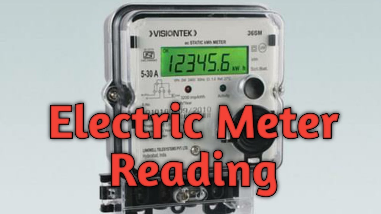 Electrical Meter Reading Worksheet