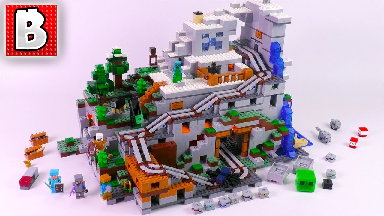 Biggest LEGO Minecraft Set Ever Made!!! Mountain Cave 