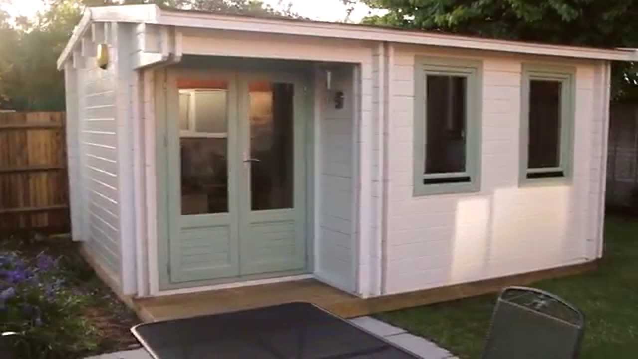 building a garden shed / summerhouse - youtube