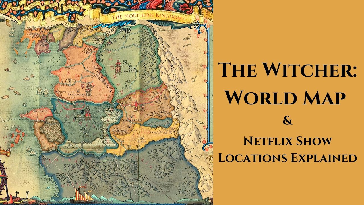 The witcher world map - knowledgerot