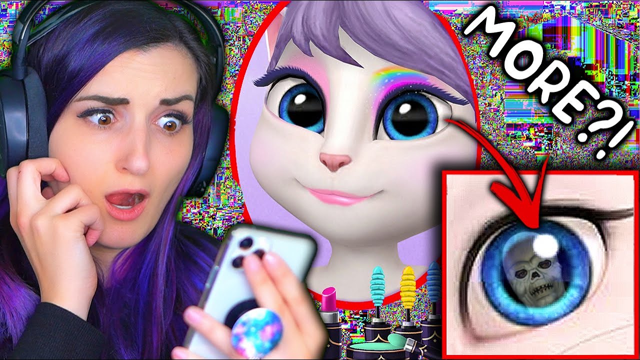 Talking Tom And Angela Eyes