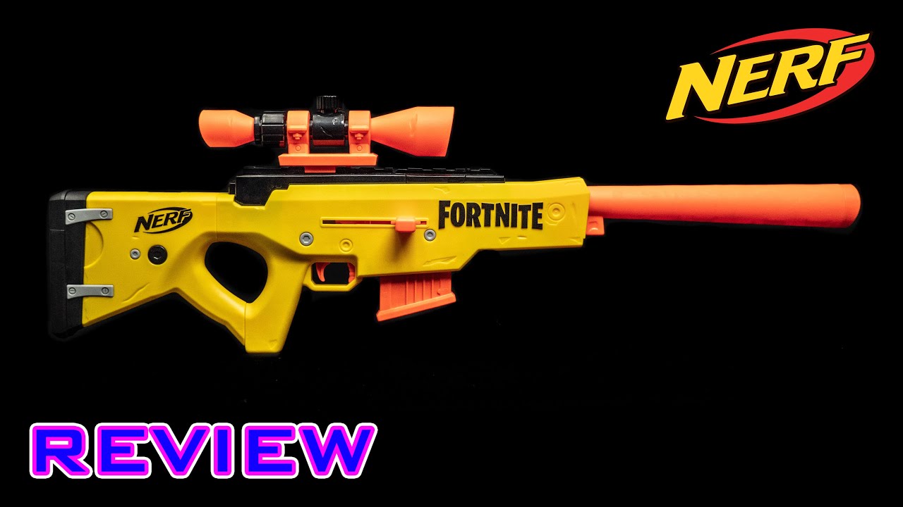 Nerf Fortnite BASR-L Blaster, Includes 12 Official Nerf Darts, For Ages ...