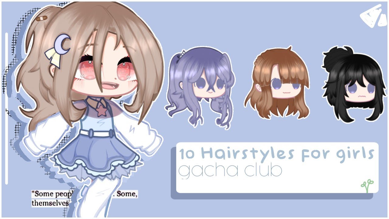 Gacha Club Aesthetic Girl Hair