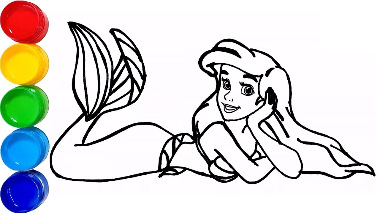 Ariel Coloring Pages Disney Princess Coloring Pages,, 51% OFF