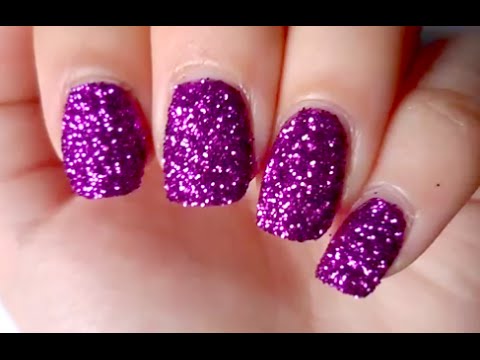 How To: Glitter Nails - Using Nail Glitter Pots