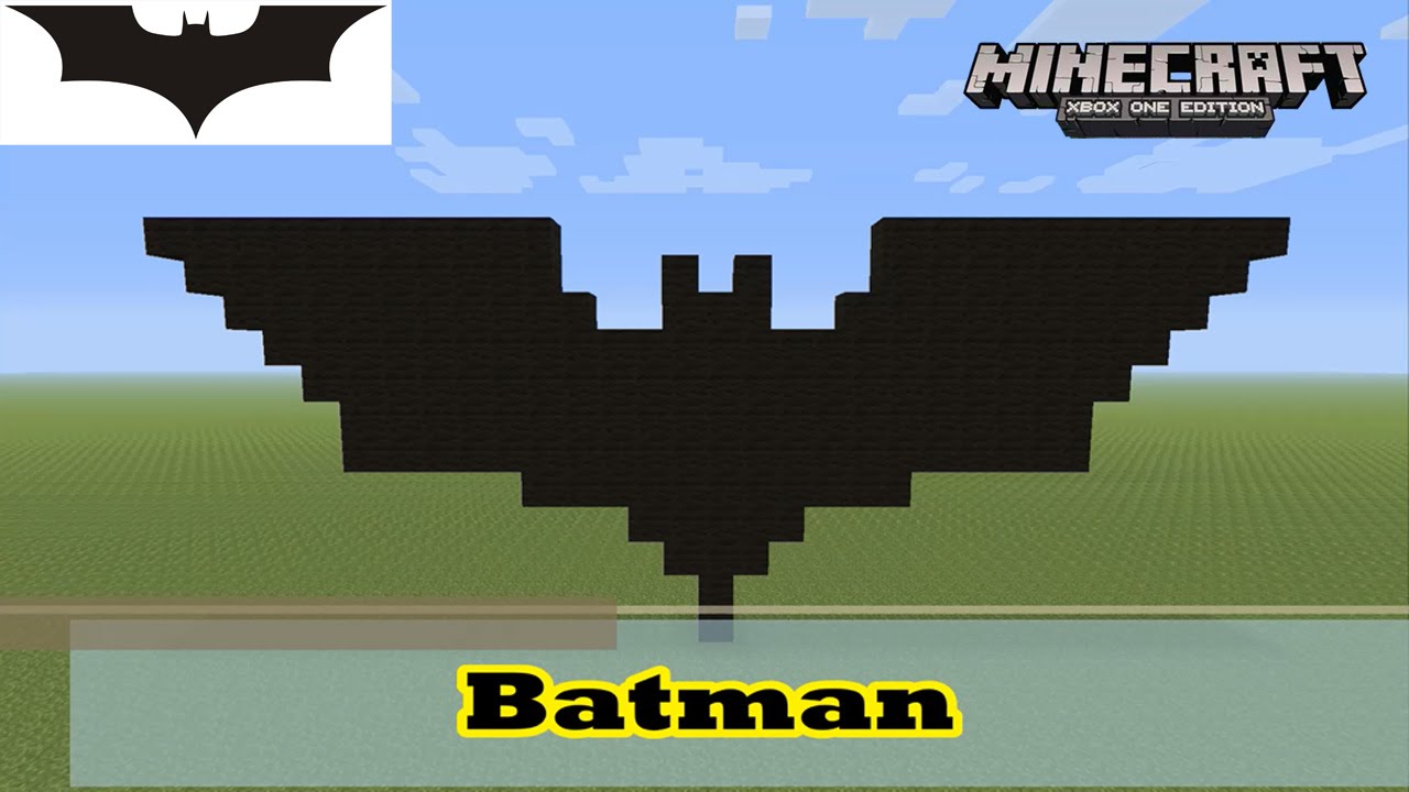 Arriba 72+ imagen batman logo minecraft