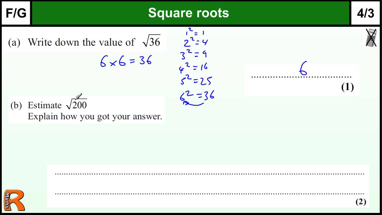 Squares and Roots, Cubes and Cube Roots(examples, solutions Throughout Square And Cube Roots Worksheet