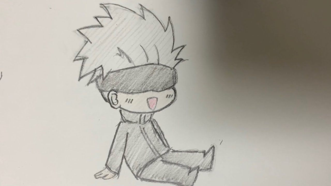 Gojo Satoru Simple Drawing