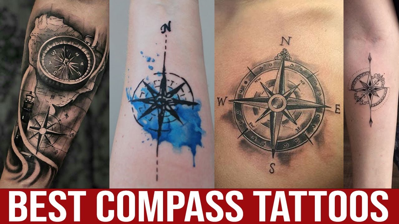 Best compass and ship tattoos for sailors and travelers