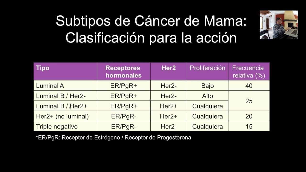 Cancer De Mama Tipos