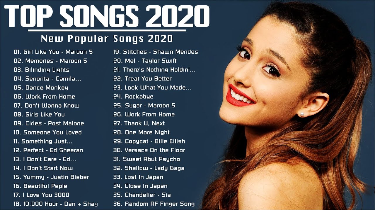 Pop Hits 2020 Top 40 Popular Songs Playlist 2020 Best English Music