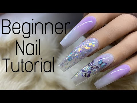 Beginner Nail Tech | How To Encapsulate Loose Gliiter | Nail Tutorial | Not Polish