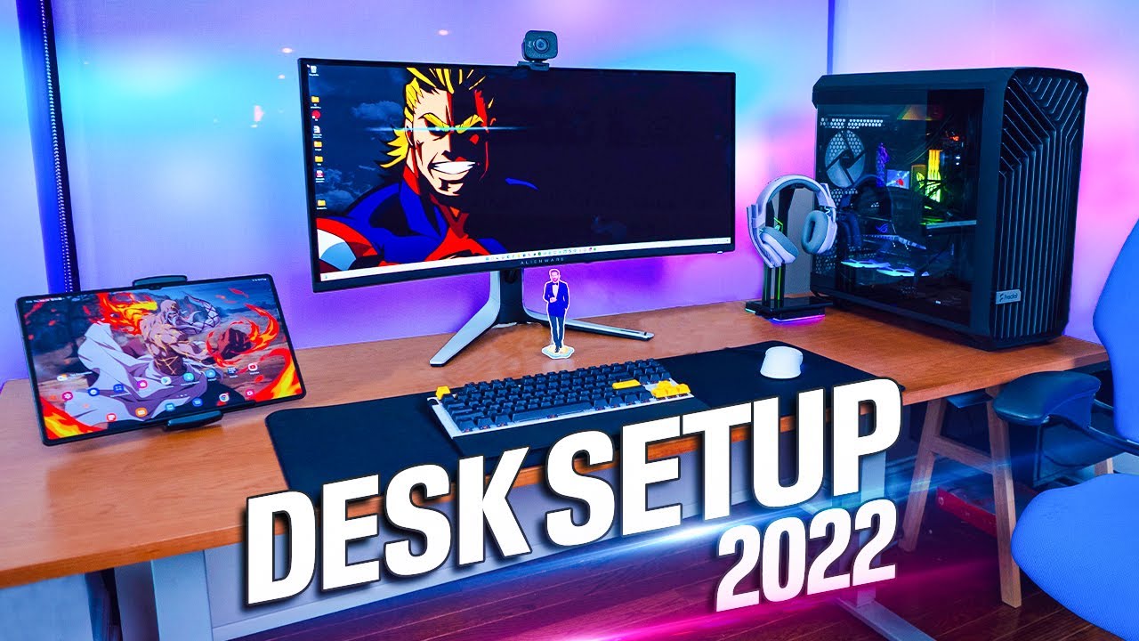 Epic Gaming Desk Setup 2022! - Youtube