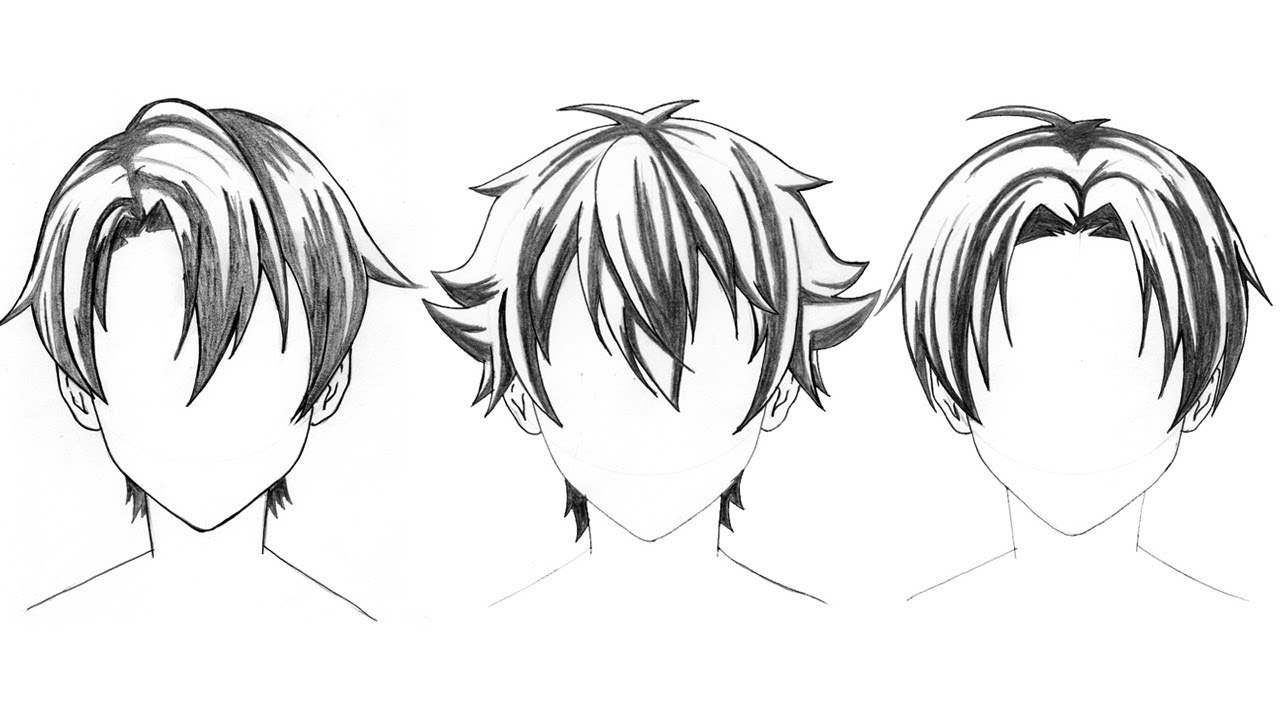 Manga Boy Hairstyles Drawing