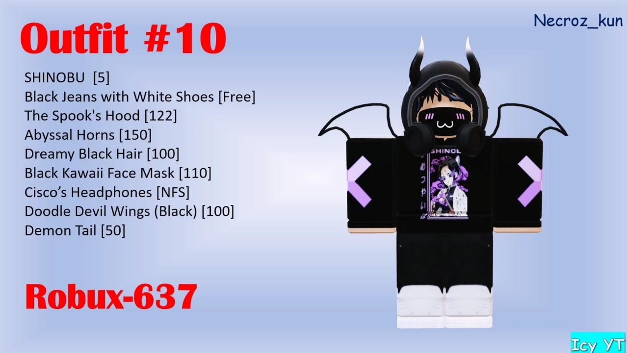 15 Roblox Anime Style Outfits! [#1] - YouTube