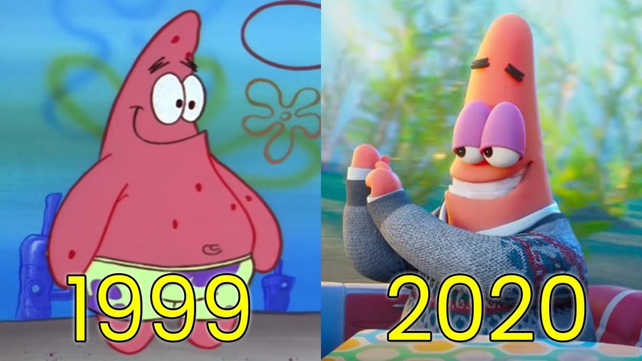 Spongebob 1999 Vs 2022