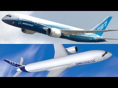 Boeing Dreamliner 787 Vs Airbus A350