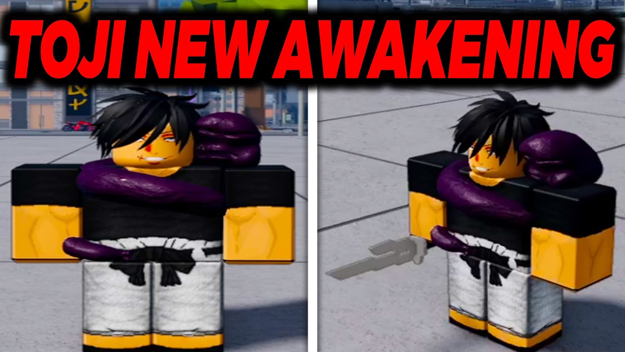 Toji New Awakening Animation Showcase In Roblox Sorcerer Battlegrounds ...